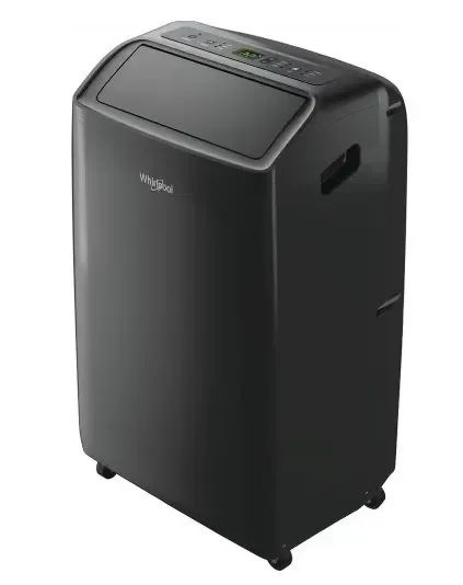 Aparat de aer conditionar portabil Whirlpool PACF29CO B, 9000 BTU, Clasa A, 2800 W, 20-30 mp, Auto-Curatare (Negru) - bestgaming.ro