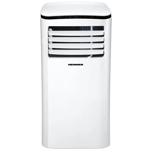 Aparat de aer conditionat portabil Heinner 9000 BTU, Display LED, Temporizator, Functie Sleep, Auto Restart, Kit instalare inclus, Alb, HPAC-09WH